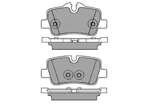 Brake Pad Set, disc brake (12-1741)