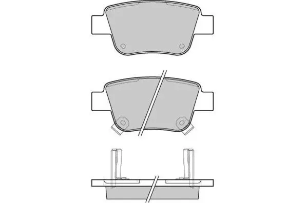 Brake Pad Set, disc brake (12-1112)