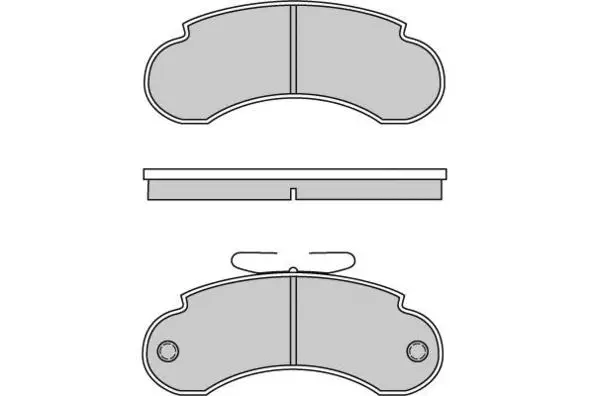 Brake Pad Set, disc brake (12-0490)