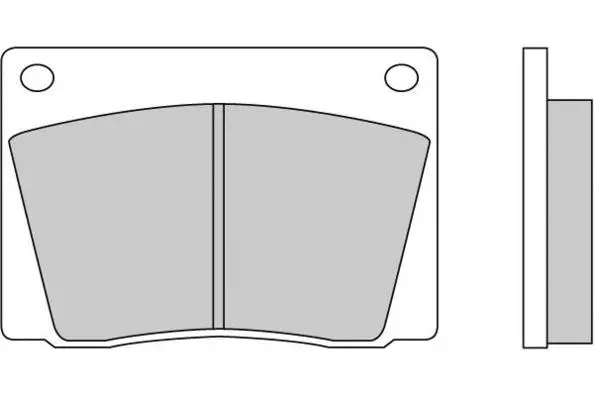 Brake Pad Set, disc brake (12-0052)
