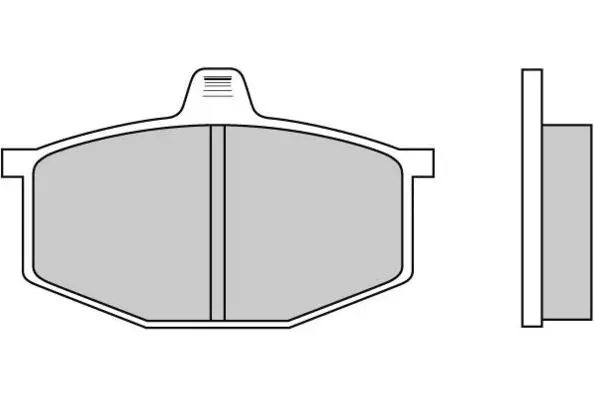 Brake Pad Set, disc brake (12-0124)