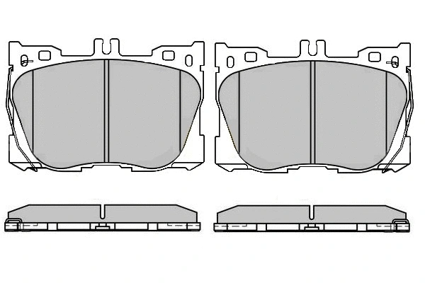 Brake Pad Set, disc brake (12-1726)