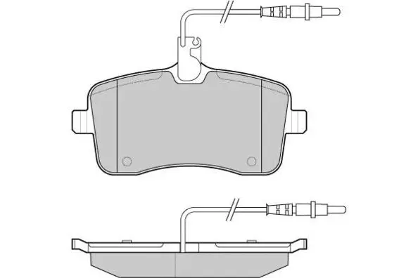 Brake Pad Set, disc brake (12-1182)