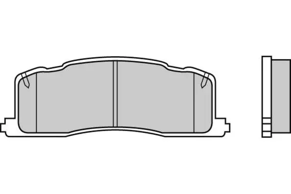 Brake Pad Set, disc brake (12-0538)