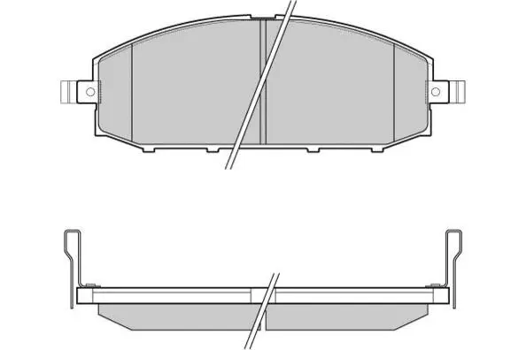 Brake Pad Set, disc brake (12-1007)