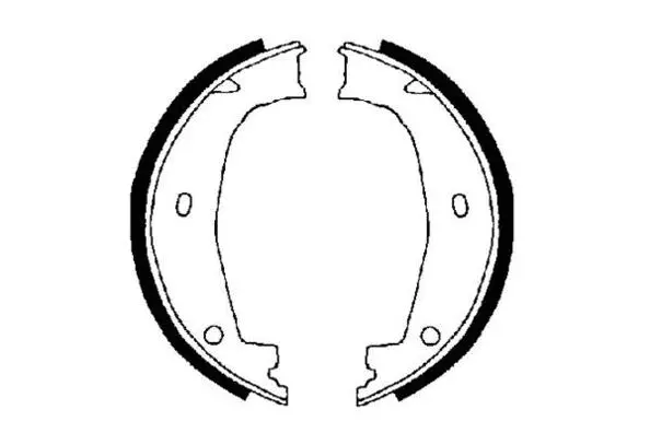 Brake Shoe Set, parking brake (09-0559)