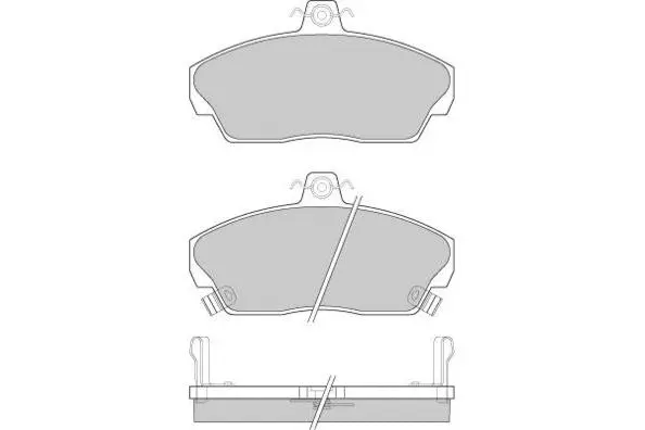 Brake Pad Set, disc brake (12-0502)