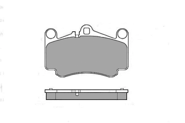 Brake Pad Set, disc brake (12-1729)