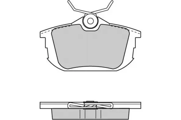 Brake Pad Set, disc brake (12-0742)