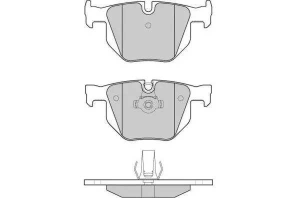 Brake Pad Set, disc brake (12-1173)