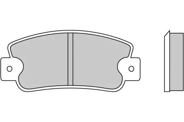 Brake Pad Set, disc brake (12-0211)