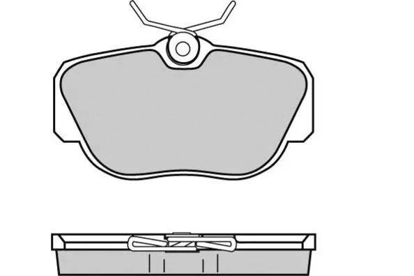 Brake Pad Set, disc brake (12-0425)