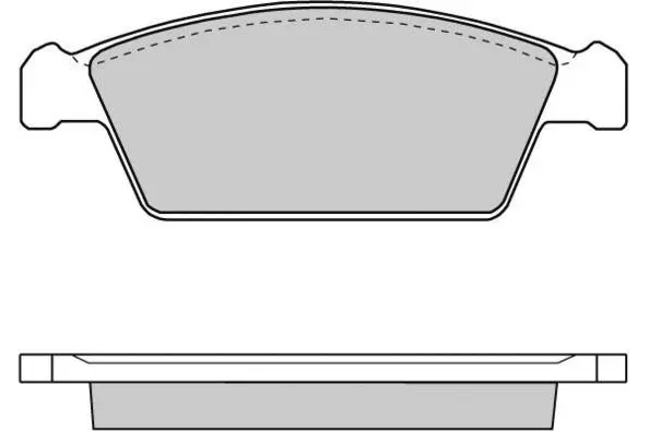 Brake Pad Set, disc brake (12-0668)