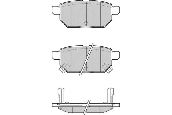 Brake Pad Set, disc brake (12-1322)