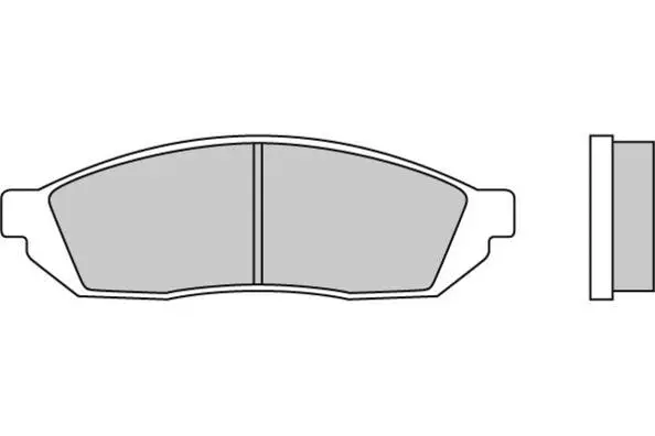Brake Pad Set, disc brake (12-0176)