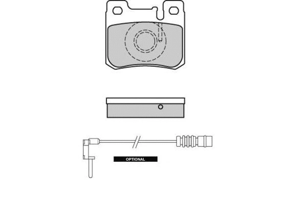 Brake Pad Set, disc brake (12-0631)