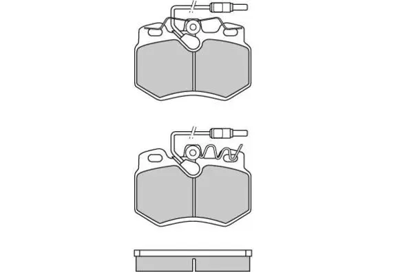 Brake Pad Set, disc brake (12-0603)