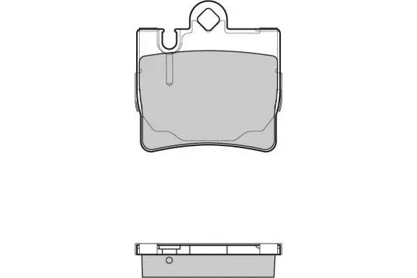 Brake Pad Set, disc brake (12-0999)