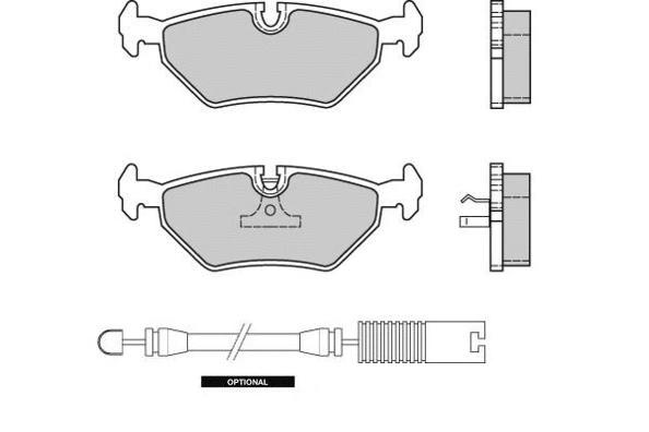 Brake Pad Set, disc brake (12-0415)
