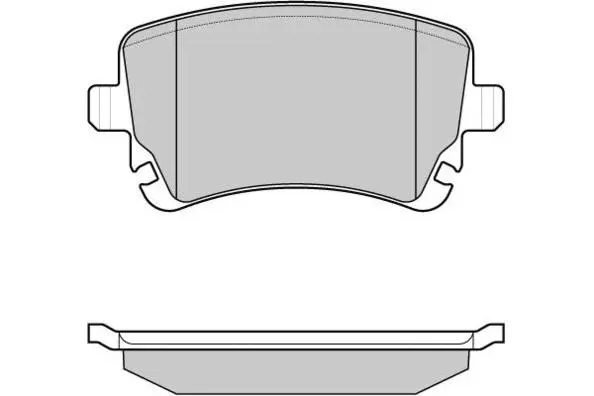 Brake Pad Set, disc brake (12-1086)
