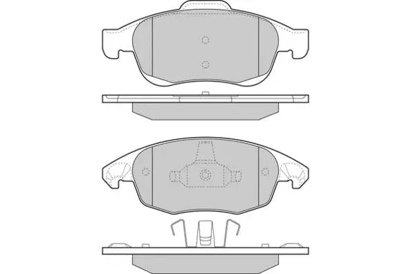 Brake Pad Set, disc brake (12-1329)