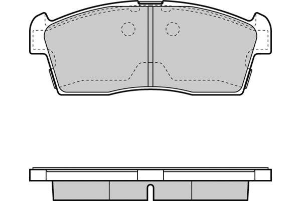 Brake Pad Set, disc brake (12-1380)