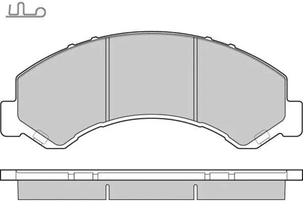 Brake Pad Set, disc brake (12-1236)