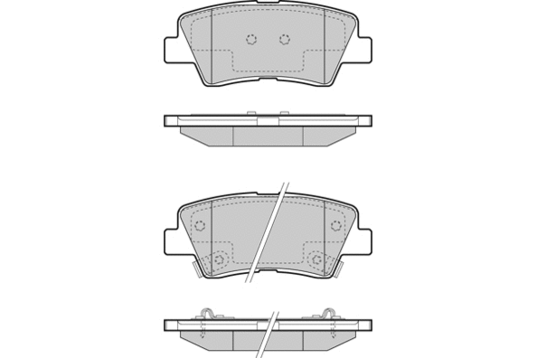 Brake Pad Set, disc brake (12-1471)