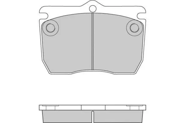 Brake Pad Set, disc brake (12-5257)