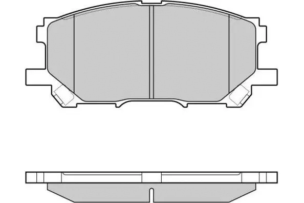 Brake Pad Set, disc brake (12-1168)