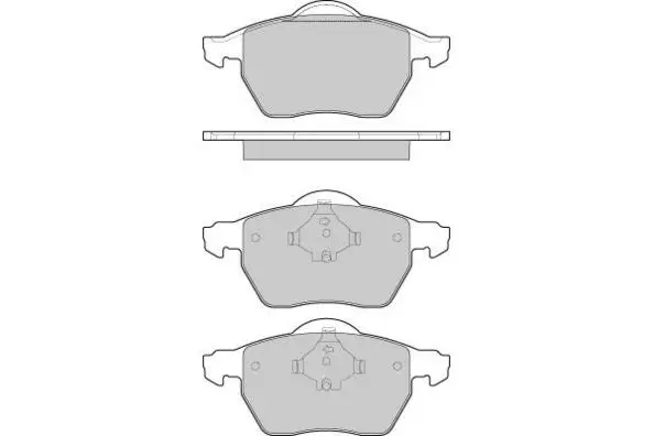 Brake Pad Set, disc brake (12-1213)