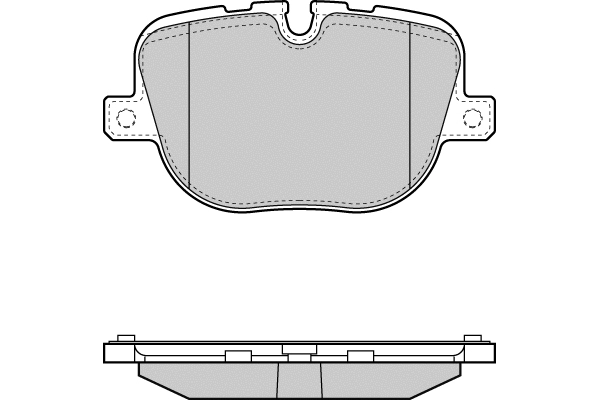 Brake Pad Set, disc brake (12-1416)