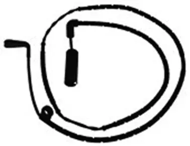 Warning Contact, brake pad wear (17-5507)