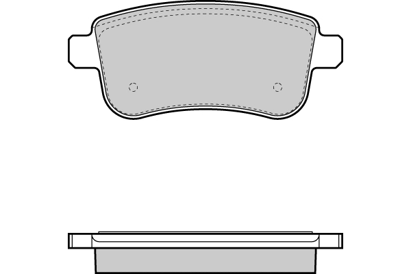 Brake Pad Set, disc brake (12-1384)