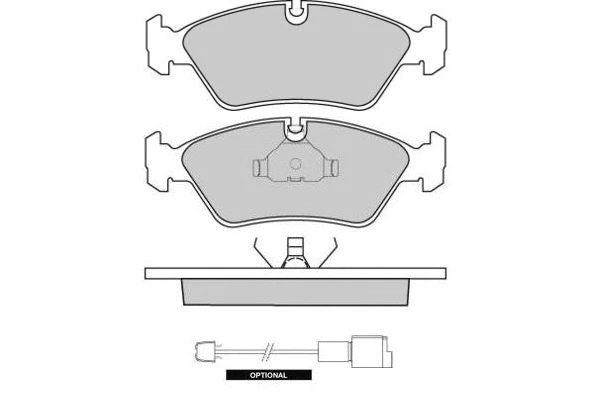 Brake Pad Set, disc brake (12-0231)