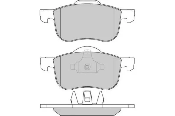 Brake Pad Set, disc brake (12-0842)