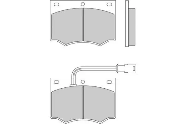 Brake Pad Set, disc brake (12-0193)