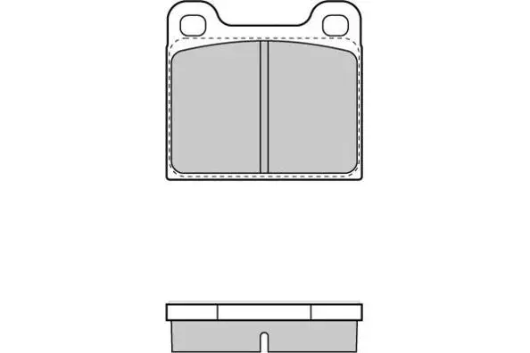 Brake Pad Set, disc brake (12-0096)