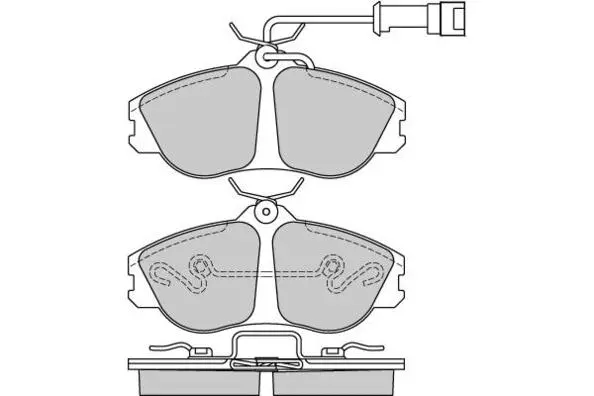 Brake Pad Set, disc brake (12-0478)