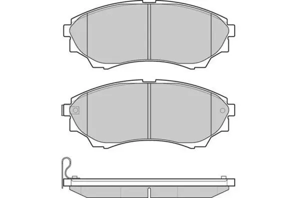 Brake Pad Set, disc brake (12-1232)