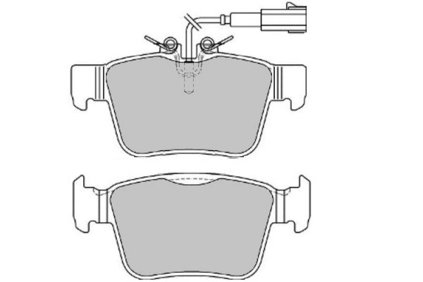 Brake Pad Set, disc brake (12-1658)