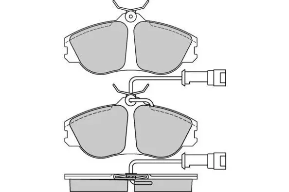 Brake Pad Set, disc brake (12-0382)
