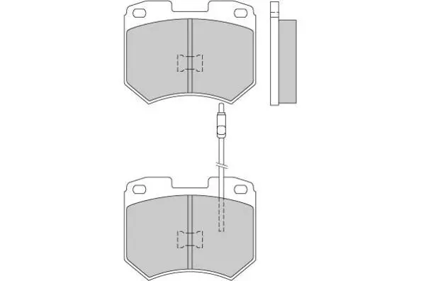 Brake Pad Set, disc brake (12-0141)