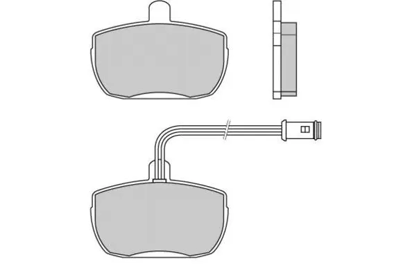 Brake Pad Set, disc brake (12-0315-1)