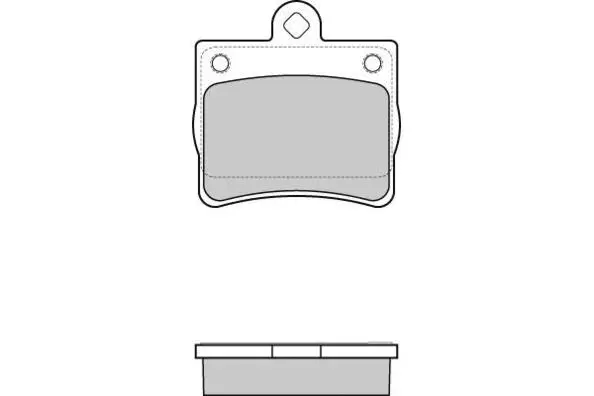 Brake Pad Set, disc brake (12-0771)