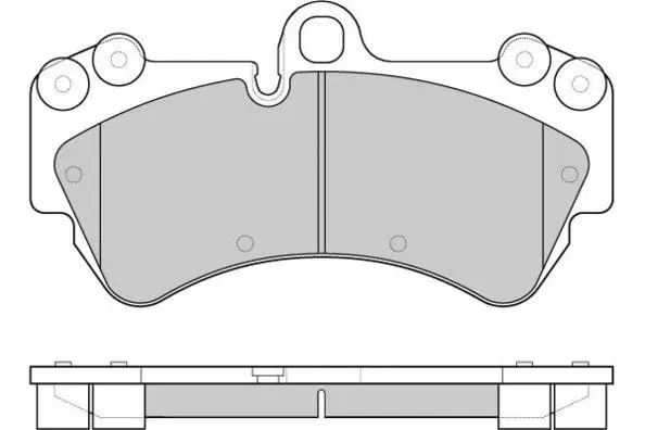 Brake Pad Set, disc brake (12-1098)