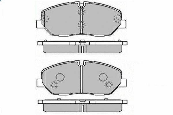 Brake Pad Set, disc brake (12-1704)