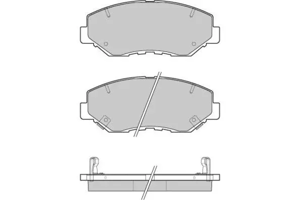 Brake Pad Set, disc brake (12-1117)