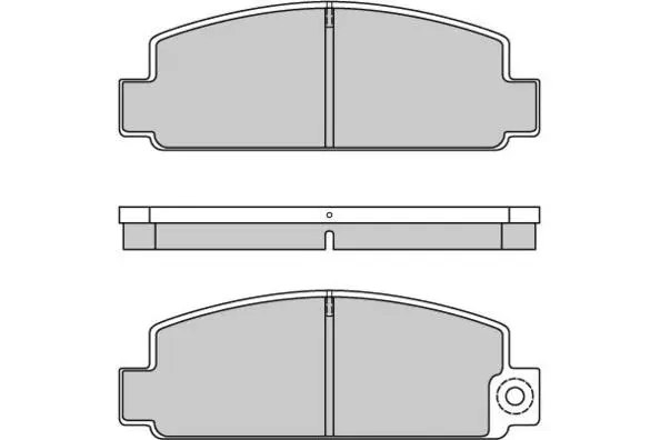 Brake Pad Set, disc brake (12-0183)