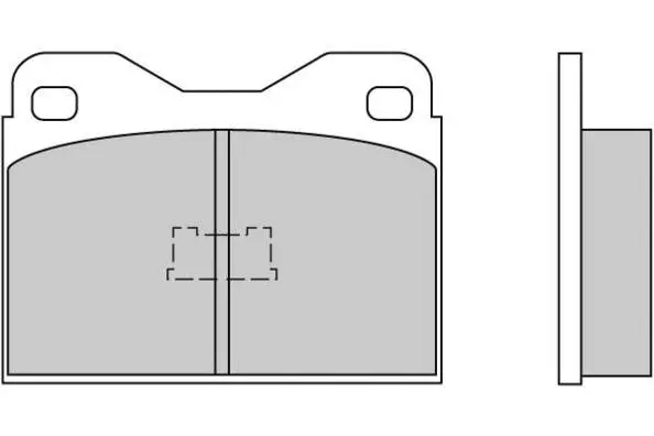 Brake Pad Set, disc brake (12-0135)